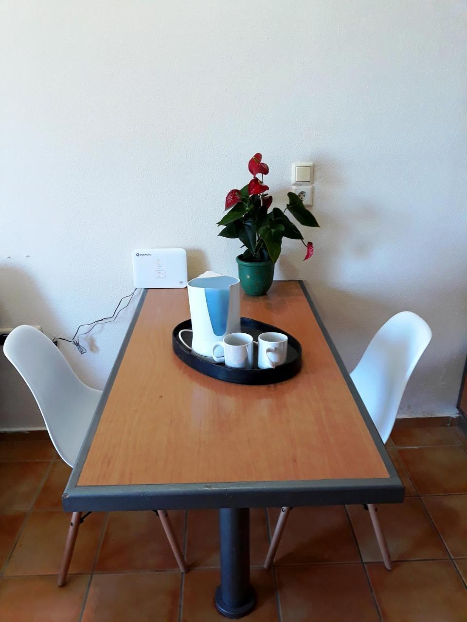 Point Twins Apartments Vrontados Bagian luar foto